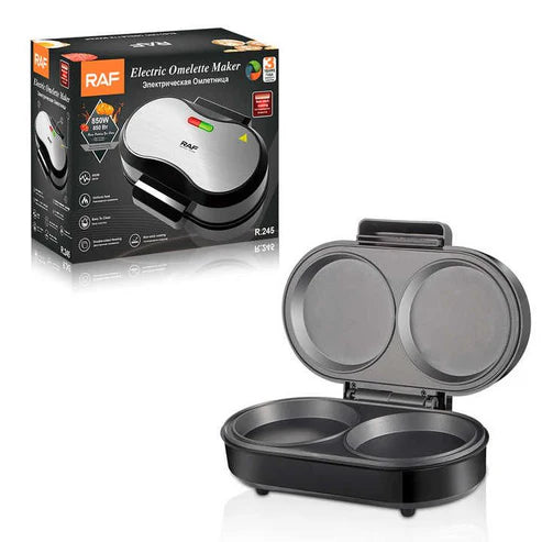 Aparat pentru Burgeri si Omlete RAF R.245 – 850W, Compact si Eficient