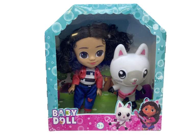 Set Papusa Baby Doll cu Animal de Companie- Gabby's Dollhouse