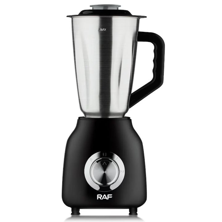 Blender Inox RAF 3in1 – 1.5L, 350W, cu Functie de Zdrobire a Ghetii