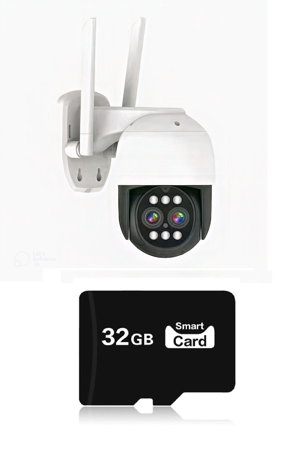 Camera JORTAN Dubla JT-8186XM – LAN/Wireless 8MP, Rotire 355°, Card 32GB Inclus