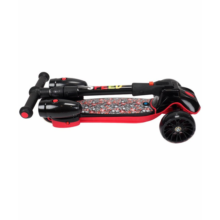 Trotineta Pliabila Pentru Copii, cu Lumini LED, Muzica si Efect de Abur, 3 Roți