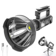 Lanterna Multifunctionala cu Trepied, Reincarcabila, Incarcare USB, 4 Moduri De Iluminat, Indicator baterie, Negru