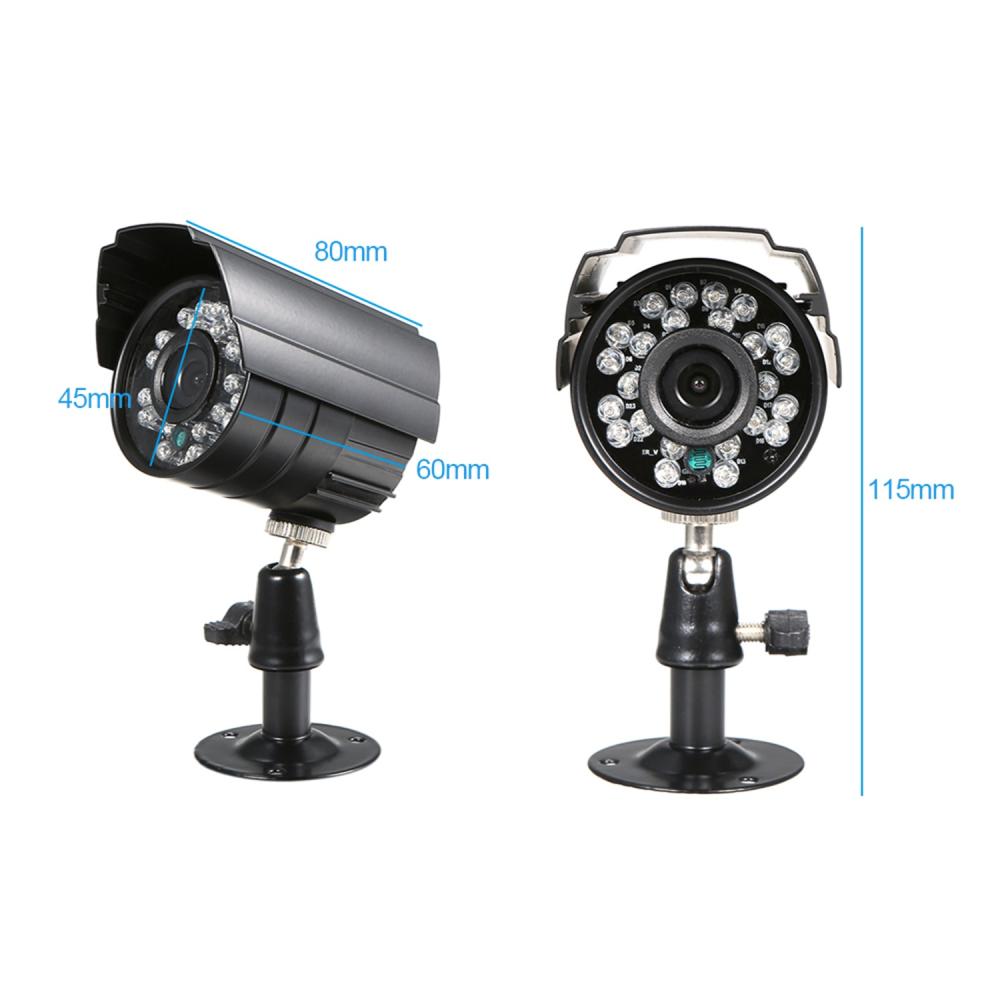 Sistem Video CCTV 8 Camere, HDMI, Lentile 3.6mm Unghi Larg, Aplicatie Telefon