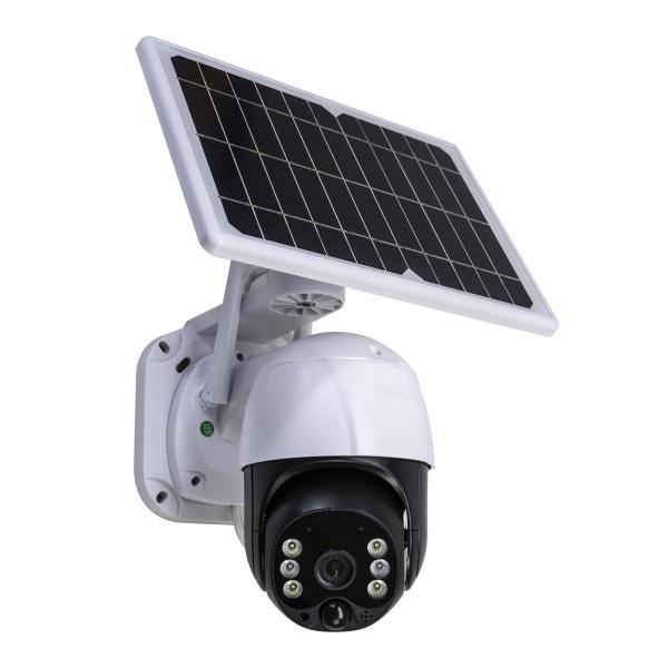 Camera de Supraveghere Wireless PNI IP917B: 1080P, Wi-Fi, Detectie Miscare, Panou Solar Integrat