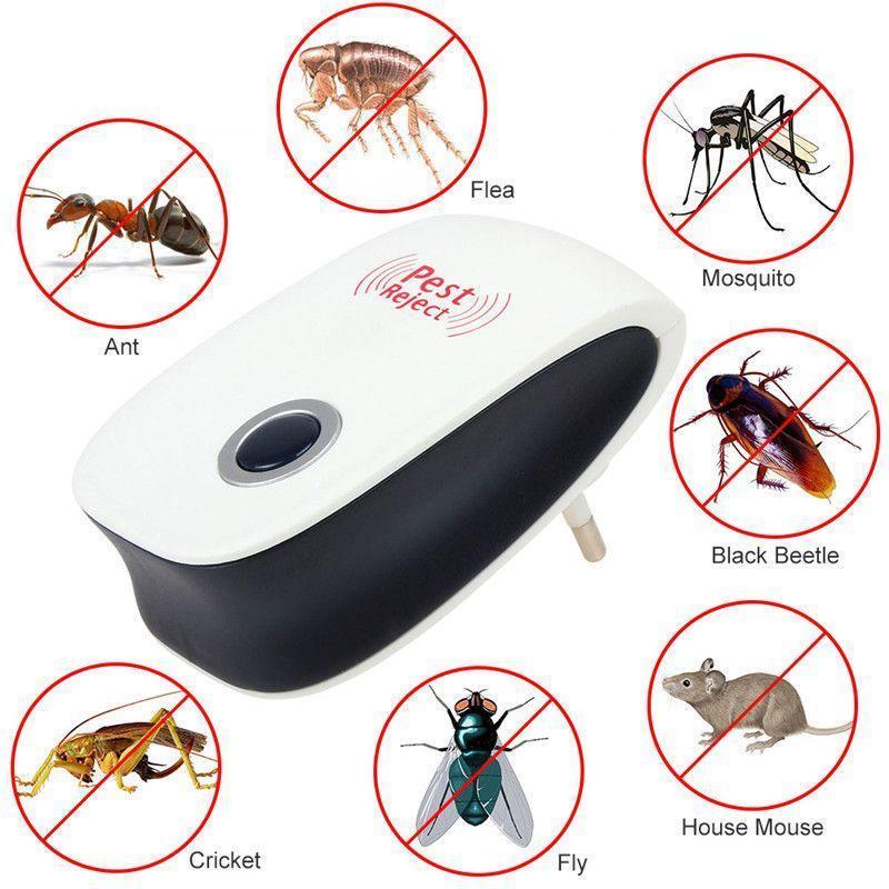 Set 6 x Dispozitiv antidaunatori Pest Reject Repeller Ultrasonic