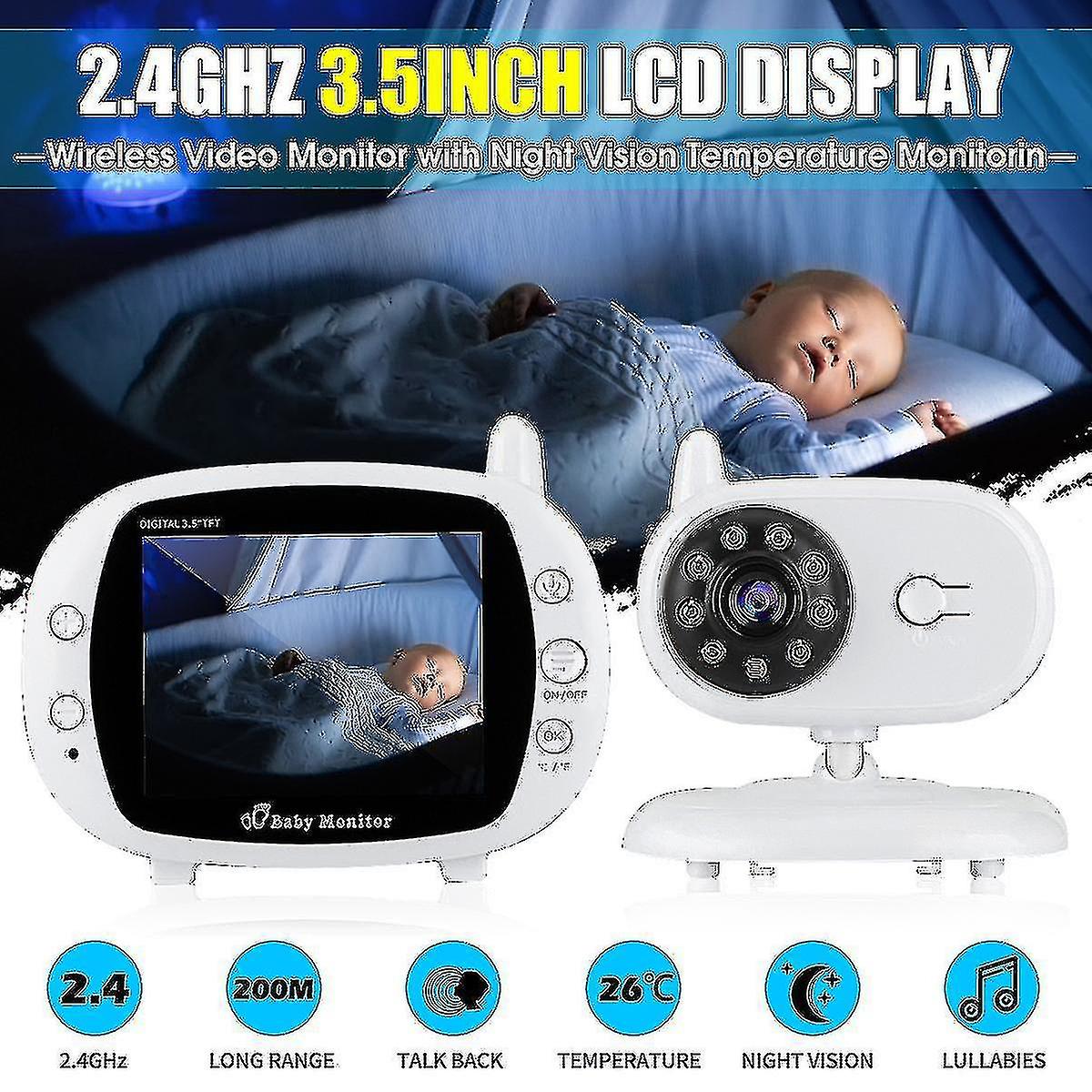 Monitor Bebe Sleep-Safe Video Wireless Ecran LCD 3.5 ″