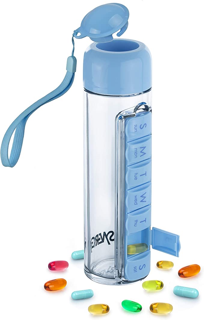 Sticla de apa multifunctionala pentru Medicamente si Hidratare