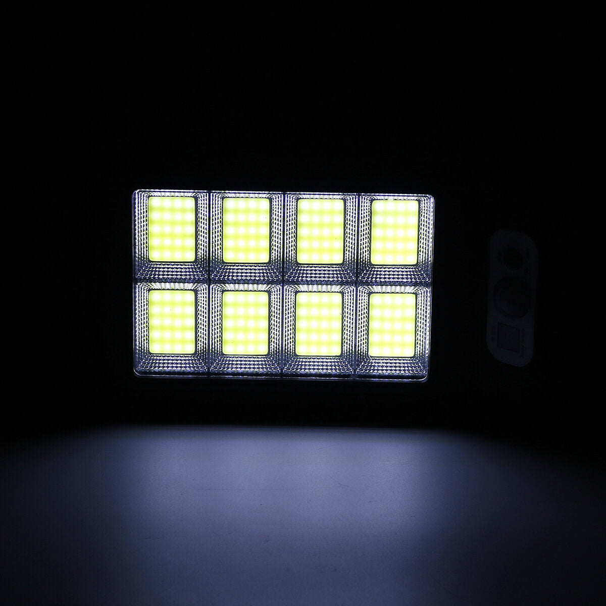 Lampa cu Incarcare Solara, Jortan 100W, 160 LED-uri COB, Telecomanda si Senzor de miscare