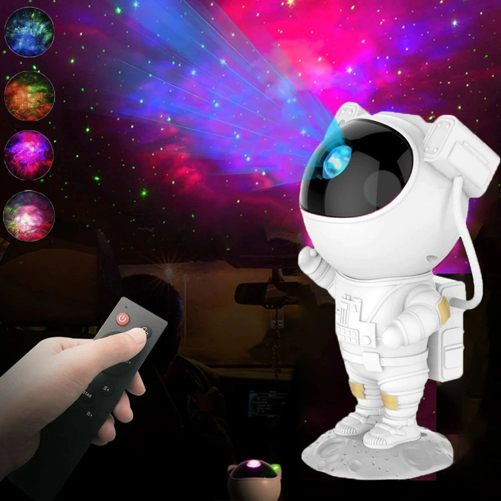 Proiector Laser Galaxy - Astronaut, Nebula Stars, Reglare 360 grade