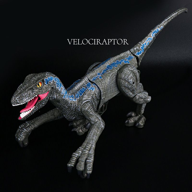 Dinozaur Velociraptor cu Telecomanda - Jucarie interactiva