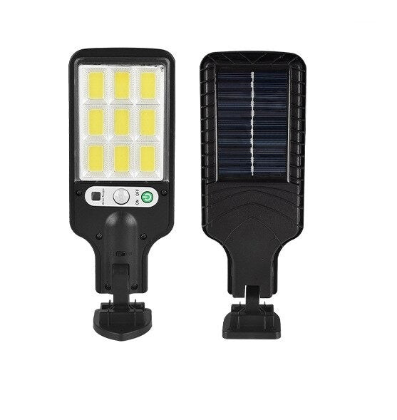Set 4x Lampi Solare, Jortan, 100W cu LED-uri COB si Telecomanda inclusa si Senzor de miscare