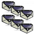 Set 6x Lampi Solare LED 100, 600 Lumeni, Senzor Miscare 270°, IP65