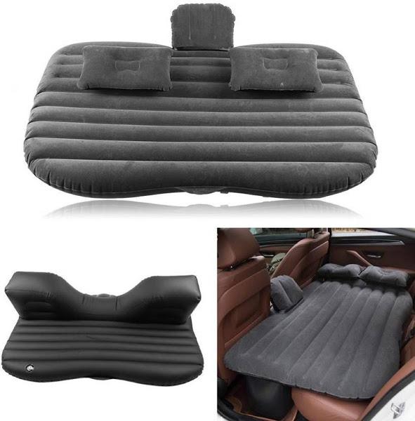 Couch Air: Saltea Gonflabilă pentru Mașină cu Pompa Auto - 86x40x135 cm