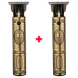 Set x2 Aparat Masina de Tuns, Ras cu precizie pentru Contur fara Fir, Lame din Inox Incarcare USB